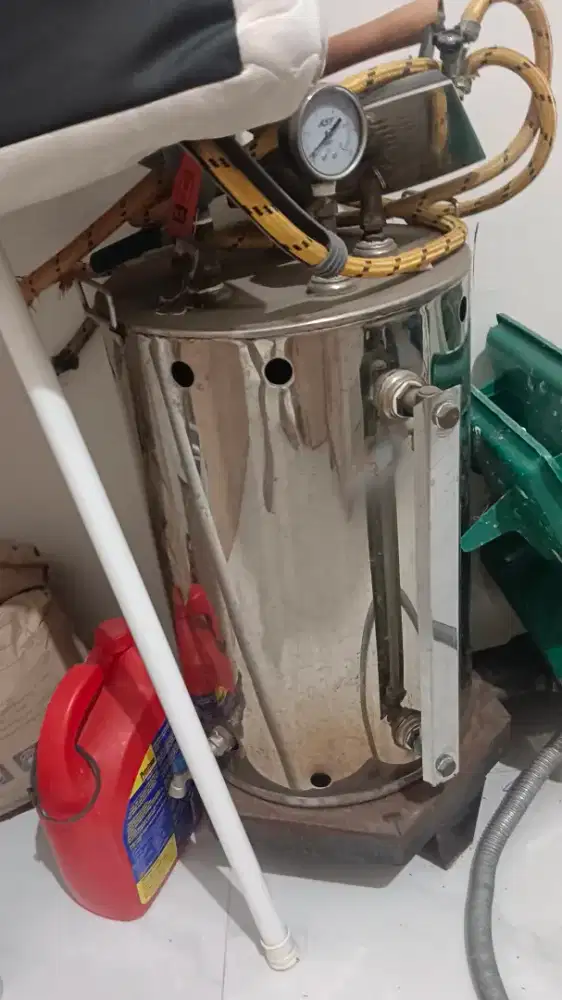 SETRIKA UAP 15 LITER BEKAS BONUS 2 SETRIKA