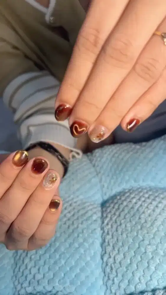 Nail art 3 dimensi ada jg BS BKIN kuku smbung