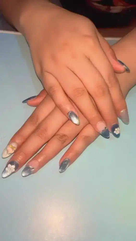 Kutex nail art 3 dimensi & ku2 smbung