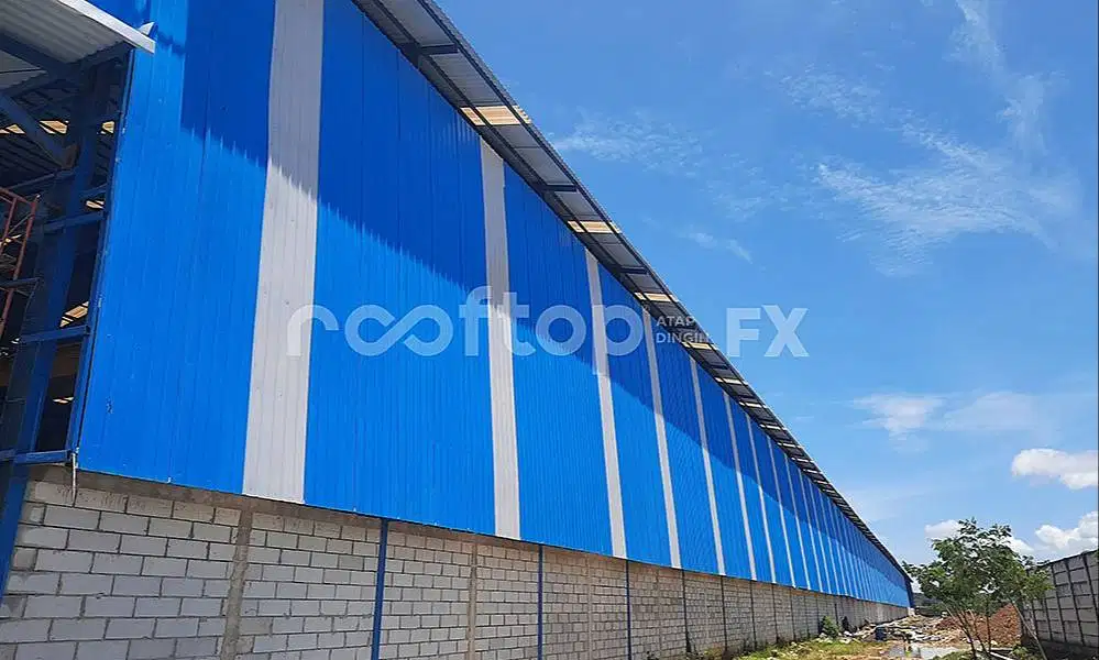 ATAP SINGLE LAYER/ ROOFTOP FX/ KANOPI ATAP/ ATAP GUDANG/MURAH