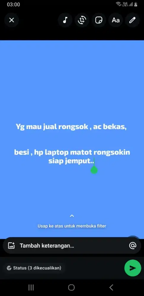 Dibeli barang rongsok menuhin rumah