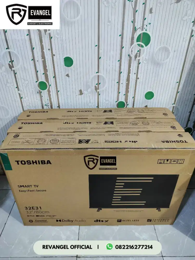 [NEW] TOSHIBA SMART TV 32 BEZEL-LESS - GARANSI RESMI