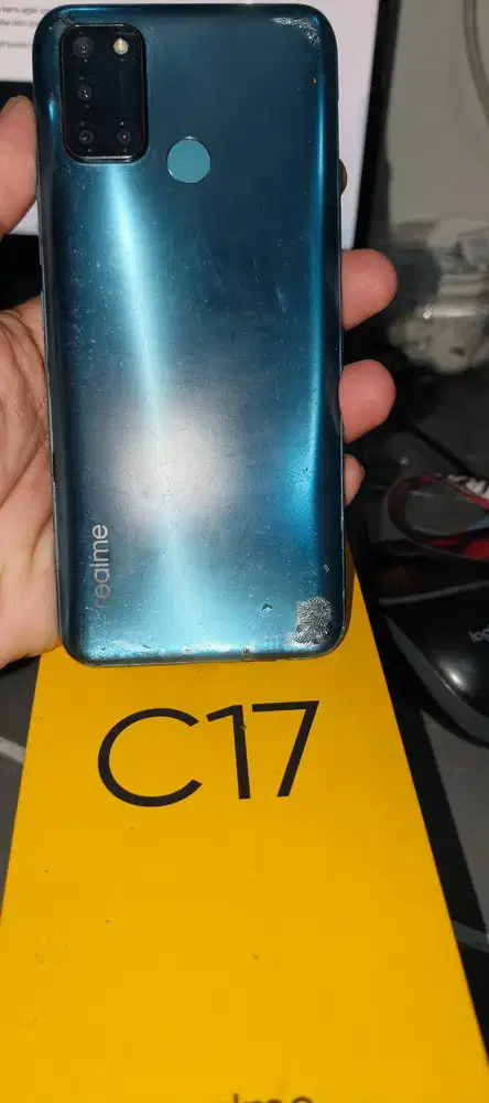 Realme c17 kondisi hp dan kotak aja