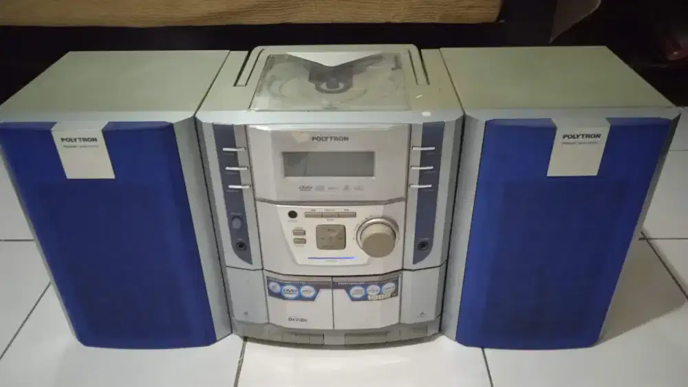 Polytron grand compo DVD radio kaset RUSAK