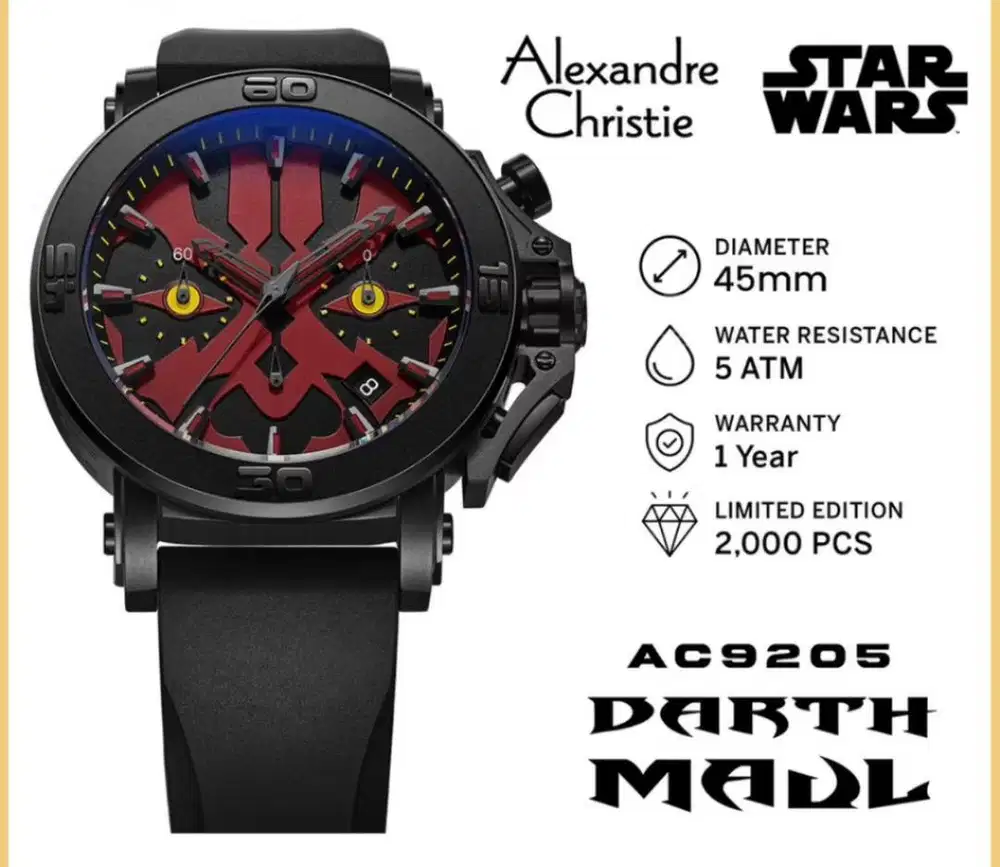 Alexander Christie X Star War AC 9205 MCRDM-1 Dart Maul Limitied Editi