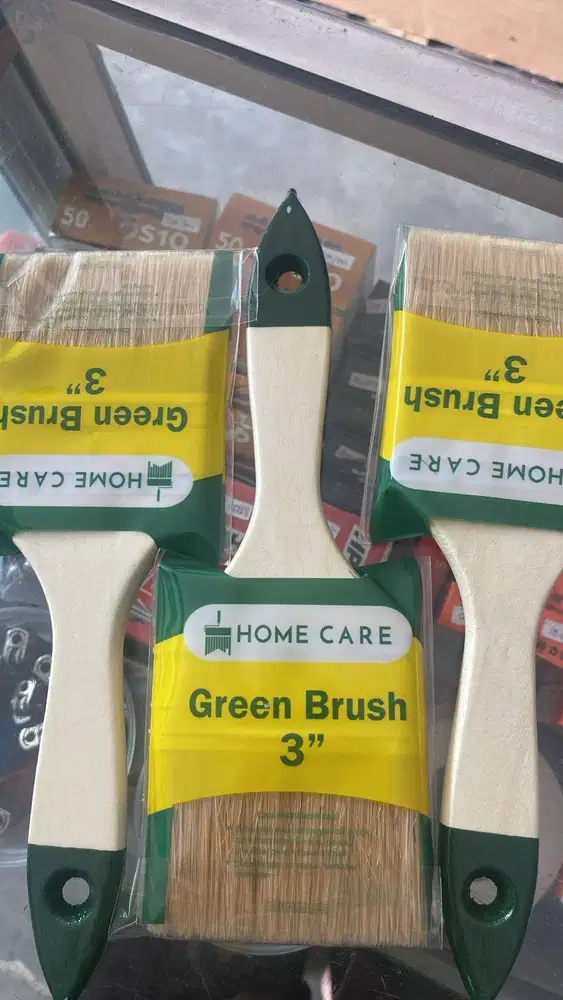 Kuas Cat Green Brush Homecare AVIAN 3''