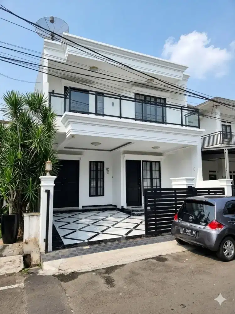 Rumah Mewah Retro Modern Puri Gading