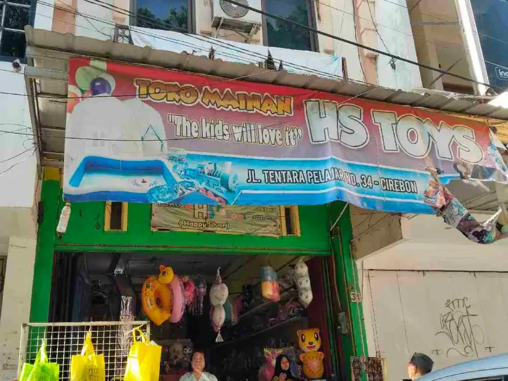 Disewakan ruko 2 lantai di Jl tentara Pelajar kota cirebon
