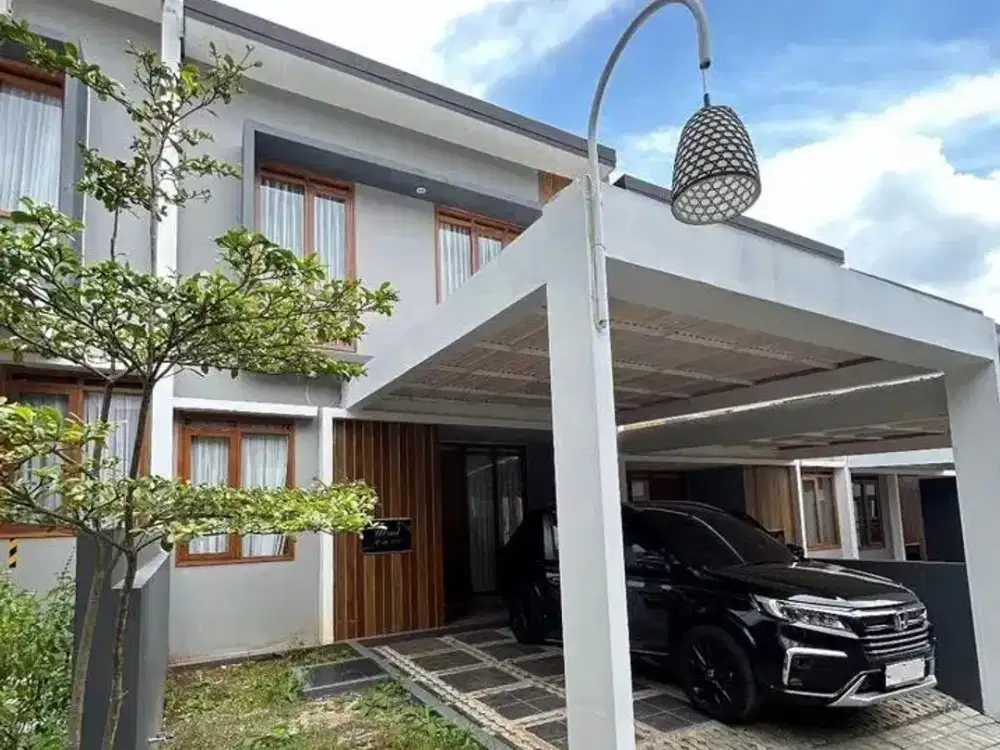 Rumah Minimalis Modern Gaya Bali 2 Lantai - City View Bandung Cantik