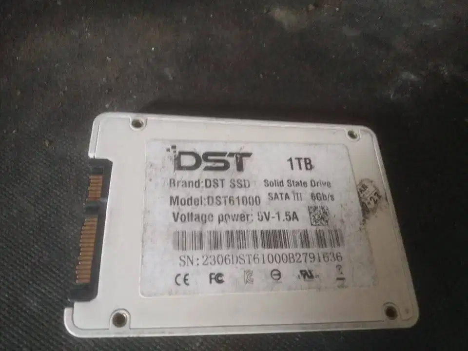 ssd 1 tera merk DST (Putih)