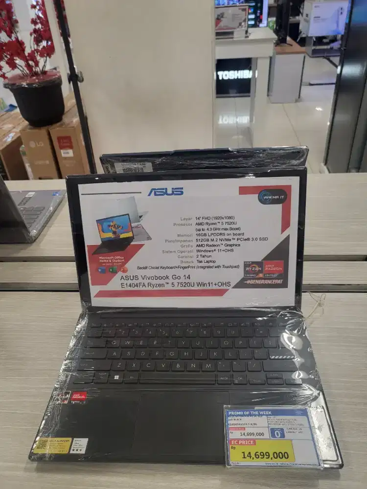 PROMO KREDIT ASUS VIVOBOOK GO 14  HOME CREDIT DP 0 GRATIS 2X CICILAN