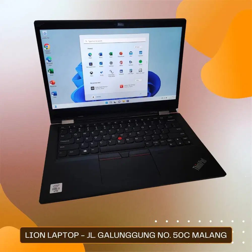 RAM 16GB Core i5 Gen10 Flip 360° SSD 256GB Lenovo Thinkpad YOGA L13 [2