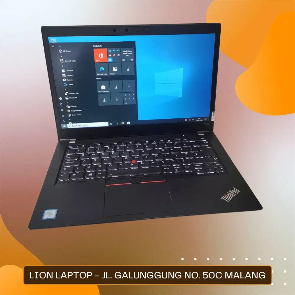RAM 8GB Core i5 gen 8 Lenovo Thinkpad T480s SLIM [22|06]