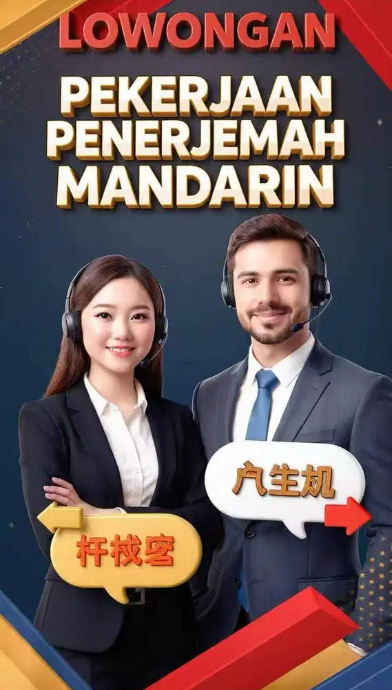 Lowongan Pekerjaan Translator Mandarin Pabrik/Gudang Secepatnya