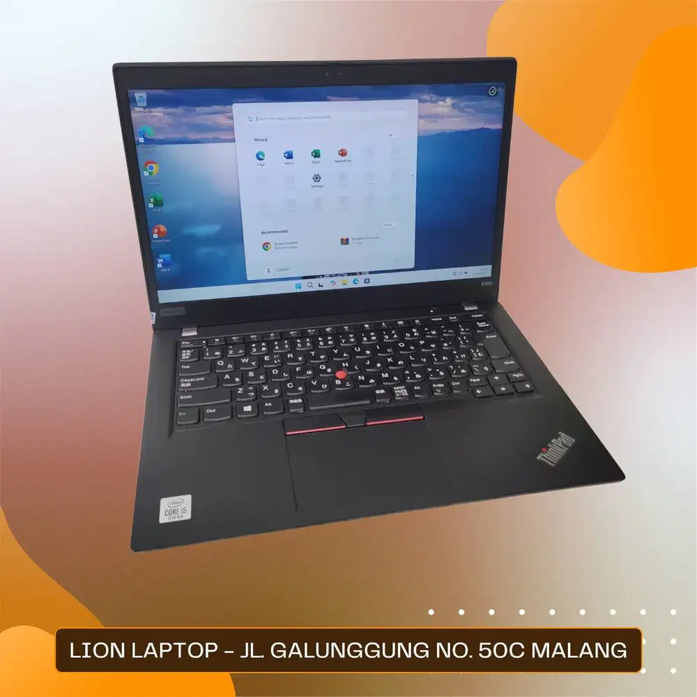 i5 GEN 10 Murah RAM 8GB Lenovo Thinkpad X390 [22|06]