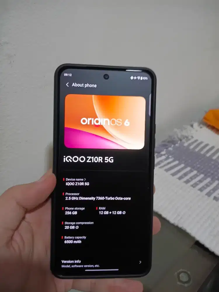 Iqoo z10r 5g 12/256
