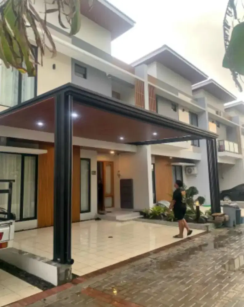 Kanopi pelapon PVC minimalis mewah