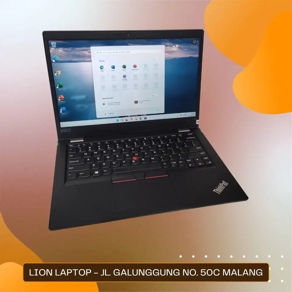 i5 Gen 10 Slim RAM 8GB SSD 256GB Lenovo Thinkpad L13 [22|06]