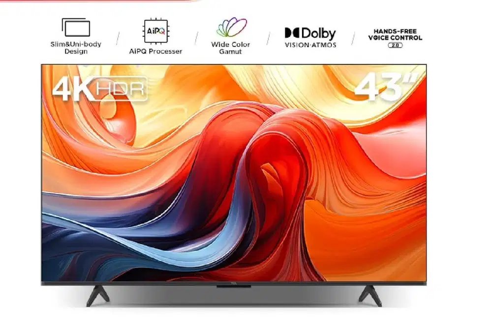 TCL TV 43 Google TV Android 11 UHD4K MEMC DolbyAtmos Digital HdMI 2.1