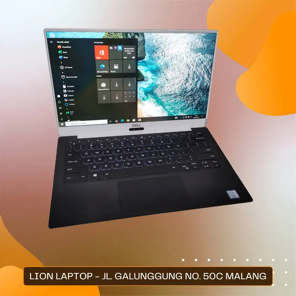 Slim & Ringan Core i5 RAM 8 SSD 256 DELL XPS 13 9370 [22|06]
