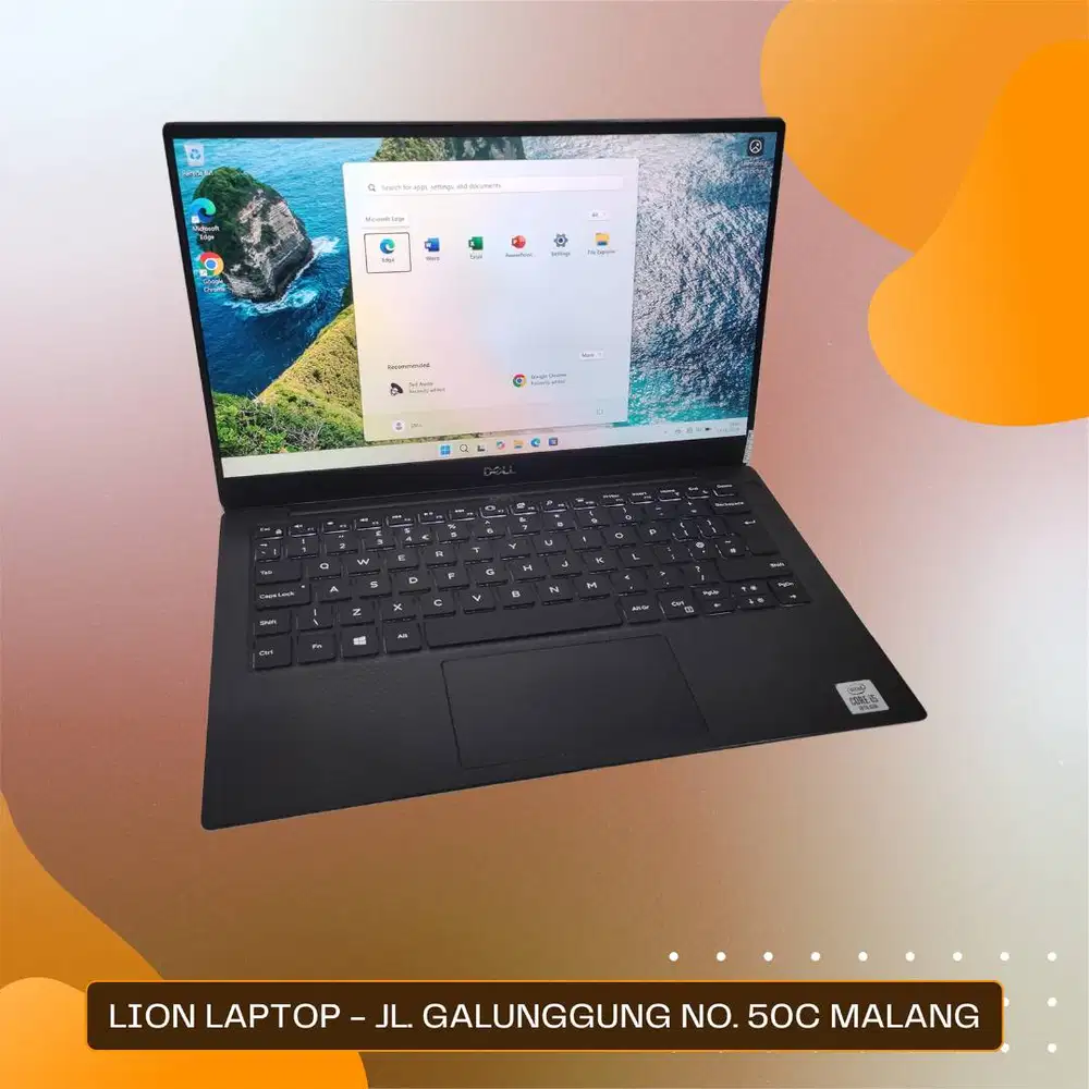 Slim & Ringan Core i5 gen 10 RAM 8 SSD 256 DELL XPS 13 7390 [22|06]