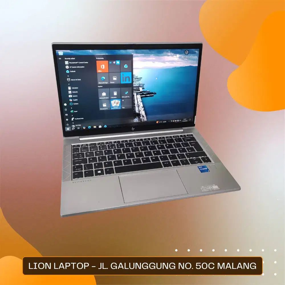 Alumunium Body Core i5 Gen 11 8/256 Slim HP Elitebook 830 G8 [22|06]