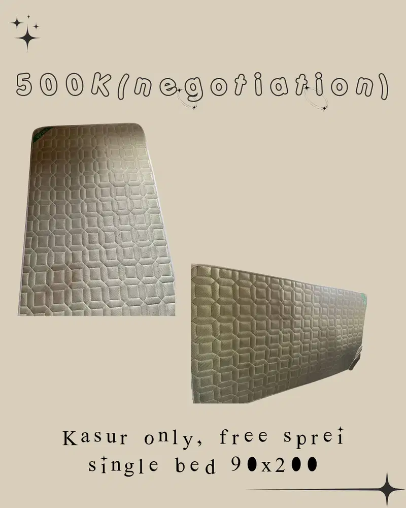 PRELOVED KASUR SINGLE MERK ROLKA