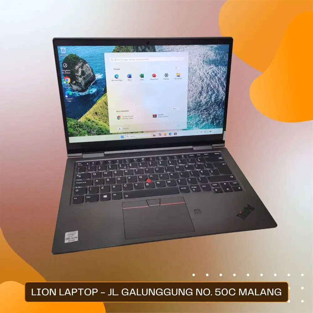 RAM 16GB Core i5 Gen 10 Slim Lenovo Thinkpad X1 Yoga 5th gen [22|06]