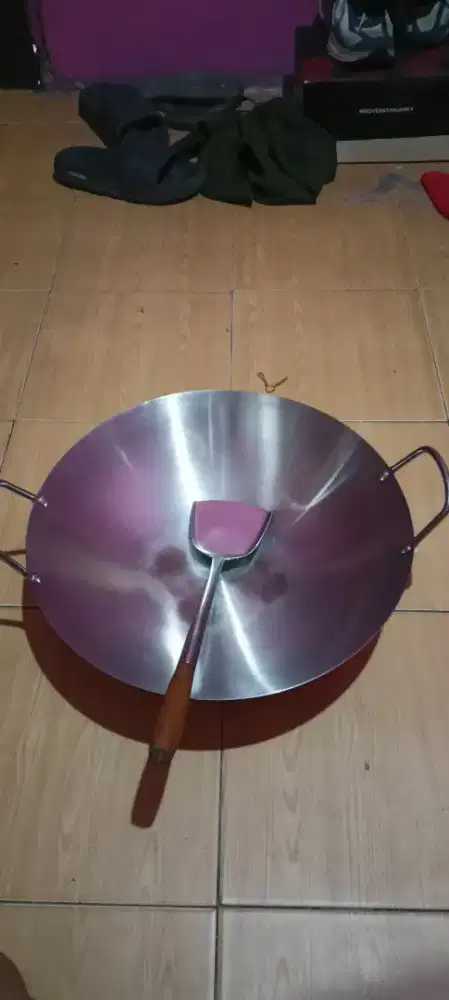 DIJUAL WAJAN STAINLESS TEBAL UKURAN 40CM