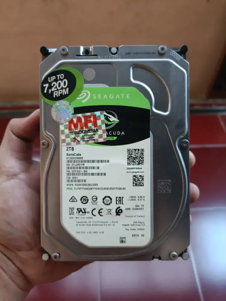 Hardisk Seagate Barracuda 2TB