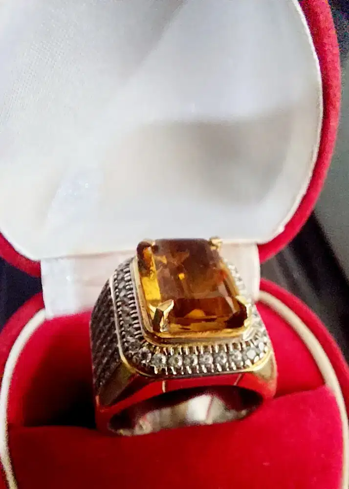 Cincin Natural Citrine