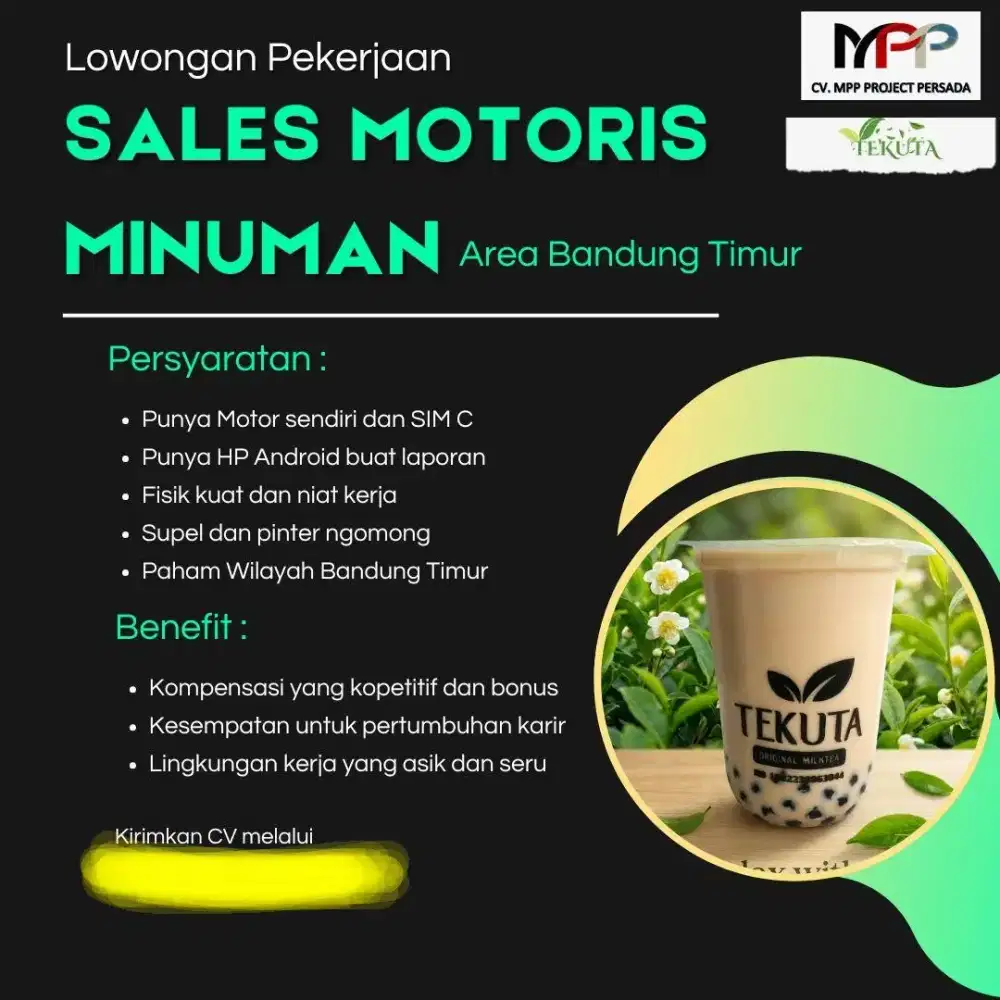 SALES MOTORIS MINUMAN