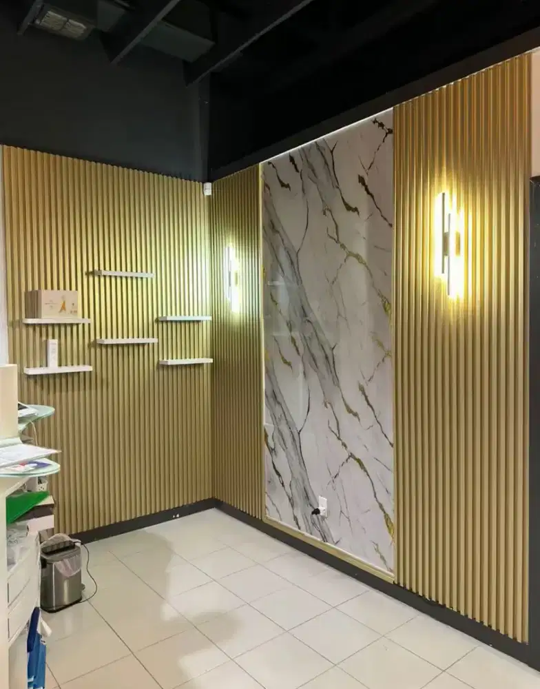 Wpc Panel Kombinasi UV Board Marble Murah Batam