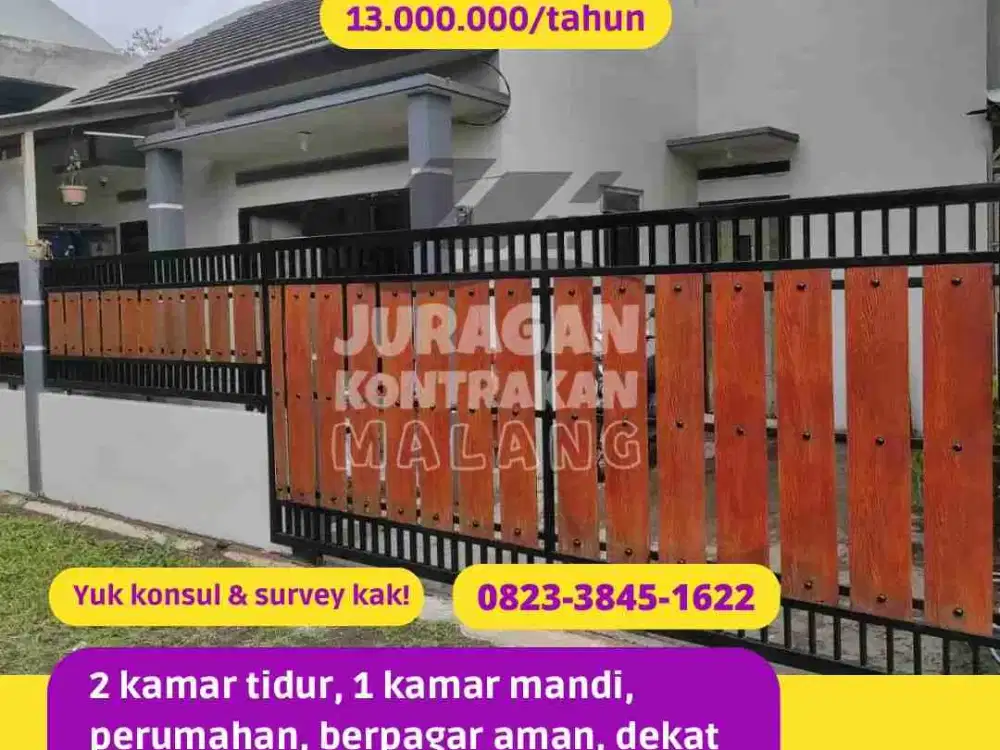 Kontrakan 2 kamar perumahan bagus Kosongan tanpa perabot