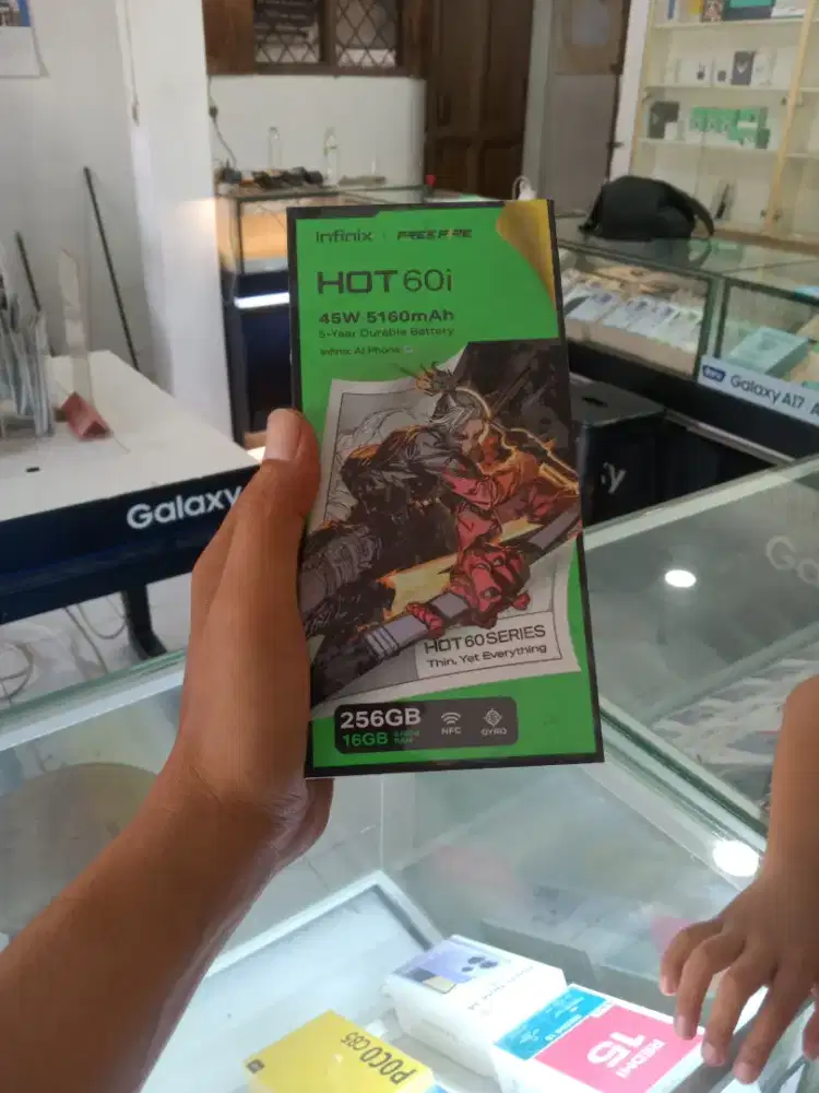 [ Fast respon WA ] Infinix Hot 60i NFC 8+8/256 Garansi resmi 1thn