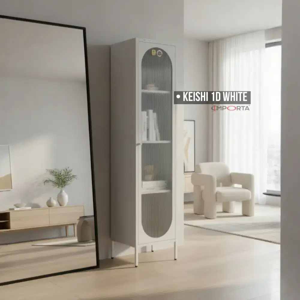 Rak / Kabinet Besi Importa Keishi 1D White