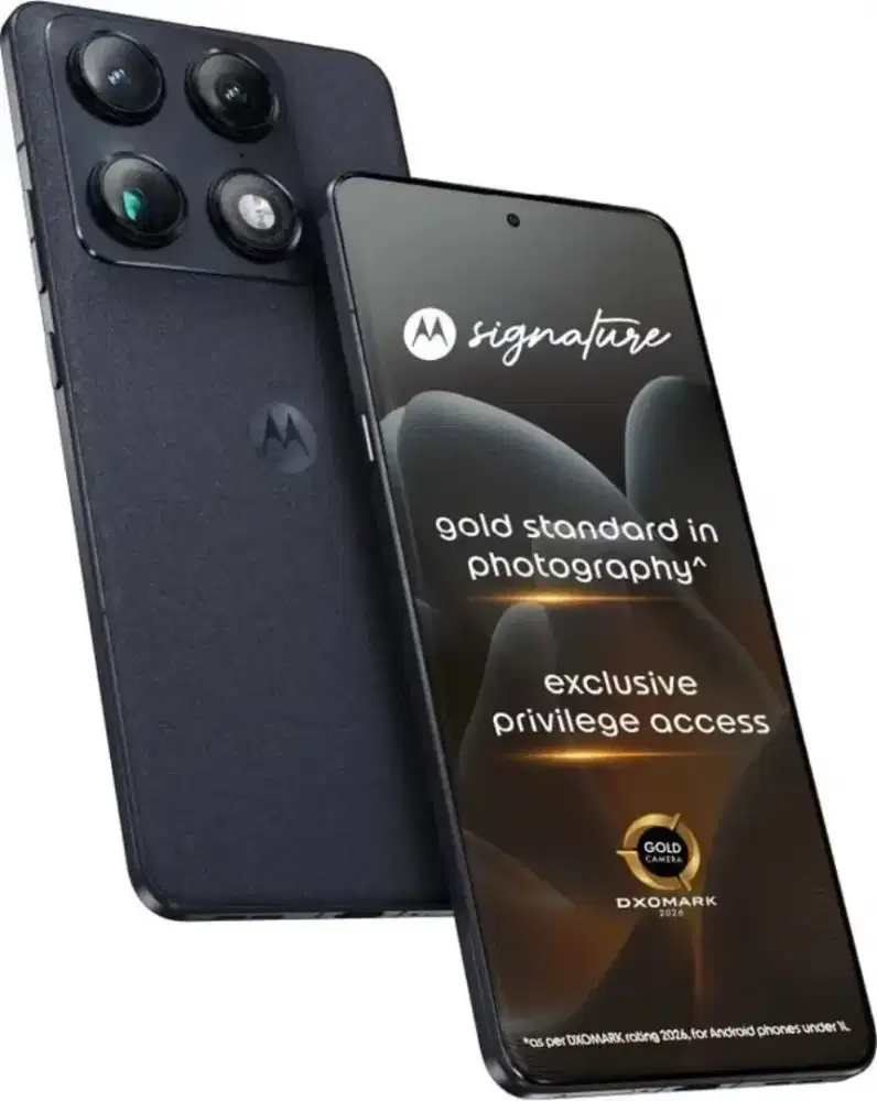 Motorola Signature 12/256GB  Carbon bisa cicilan tanpa Dp