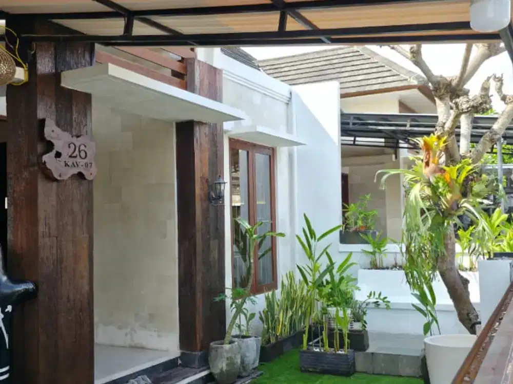 Dijual Rumah 2 Lantai Dengan View Sawah Di Area Renon Denpasar