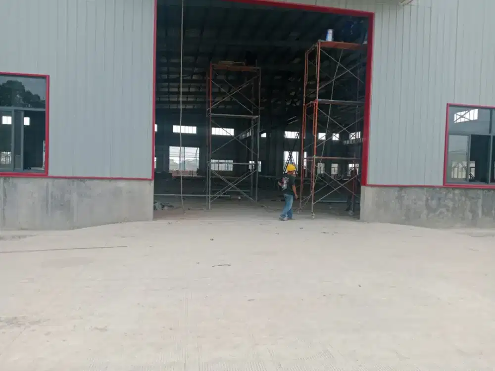 Di Sewakan Gudang Besama Baru Bangun Lokasi Nempel Jln.raya Pantura Serang Kibin Tambak