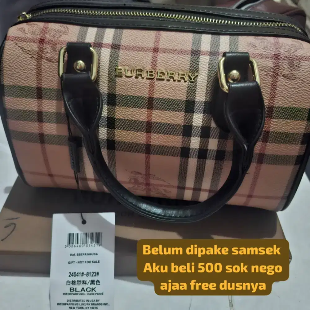 Tas burberry baru free box