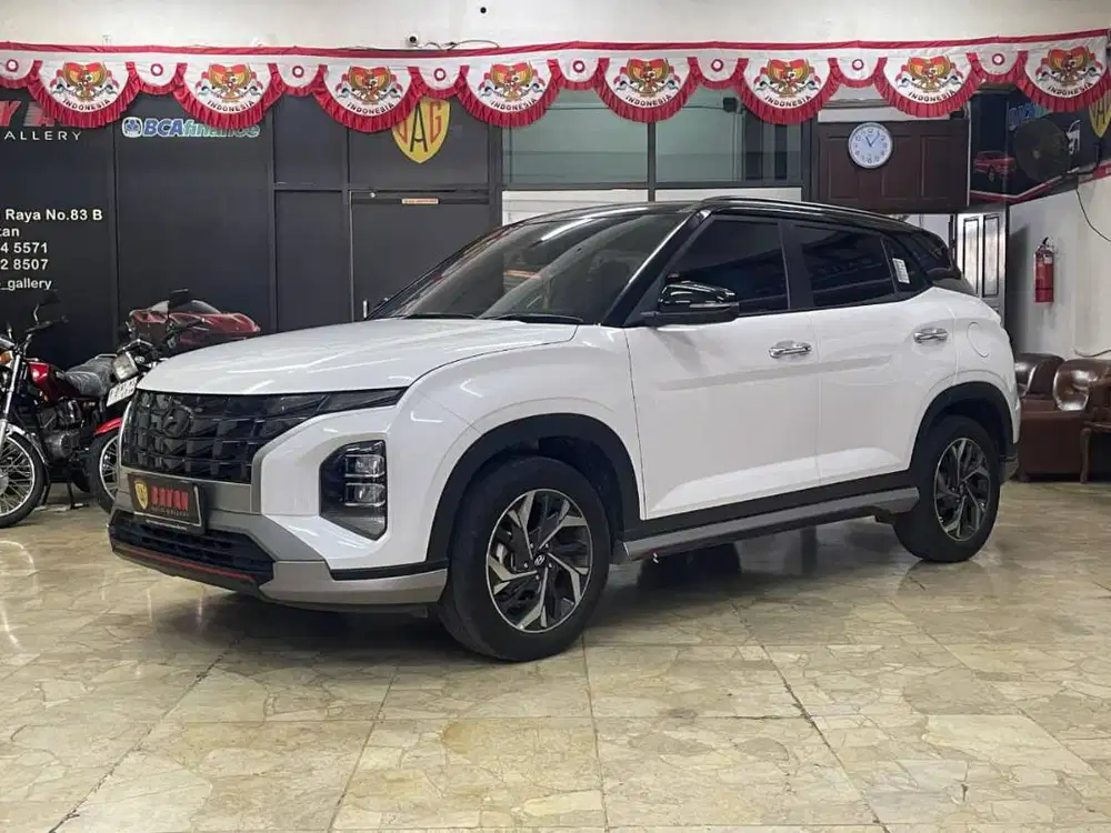 DP30JT HYUNDAI CRETA PRIME TWO TONE 2023 WHITE ON BLACK TOP CONDITION