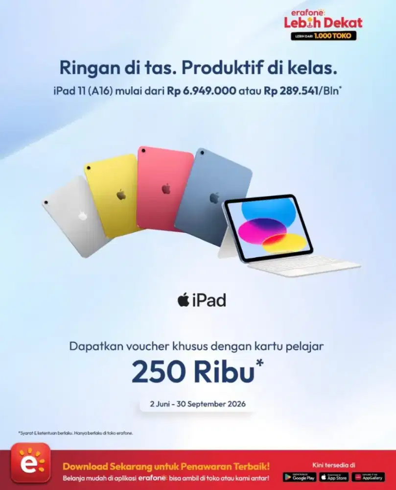 Ipad A16 Promo Back to school