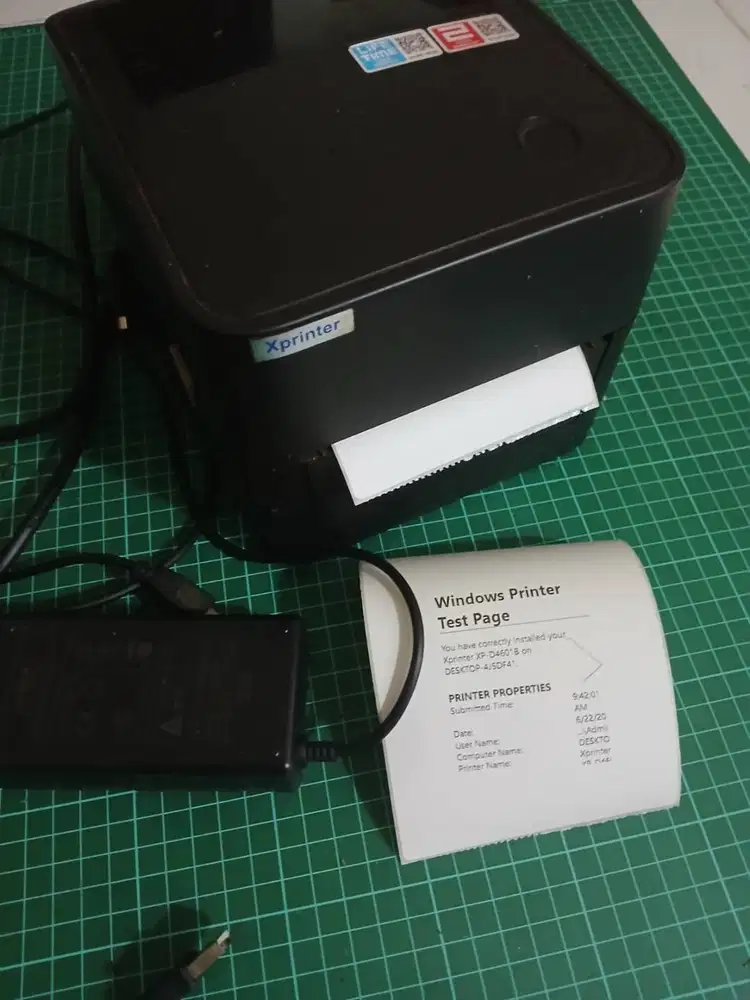 Printer Label Thermal merek XPrinter XP-D4601B kondisi OK