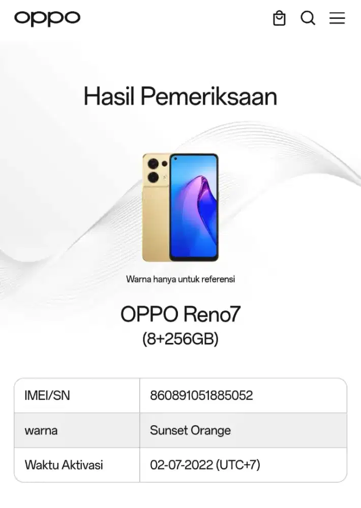 OPPO RENO 7 4G 8/256GB
