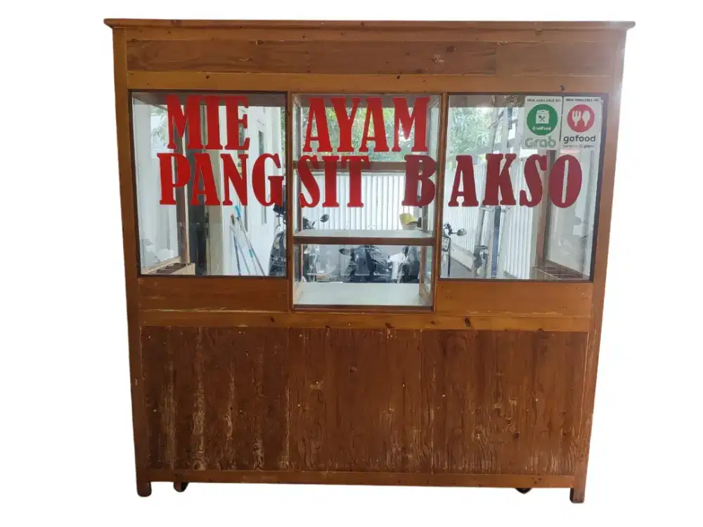Gerobak Mie Ayam 2 Tungku