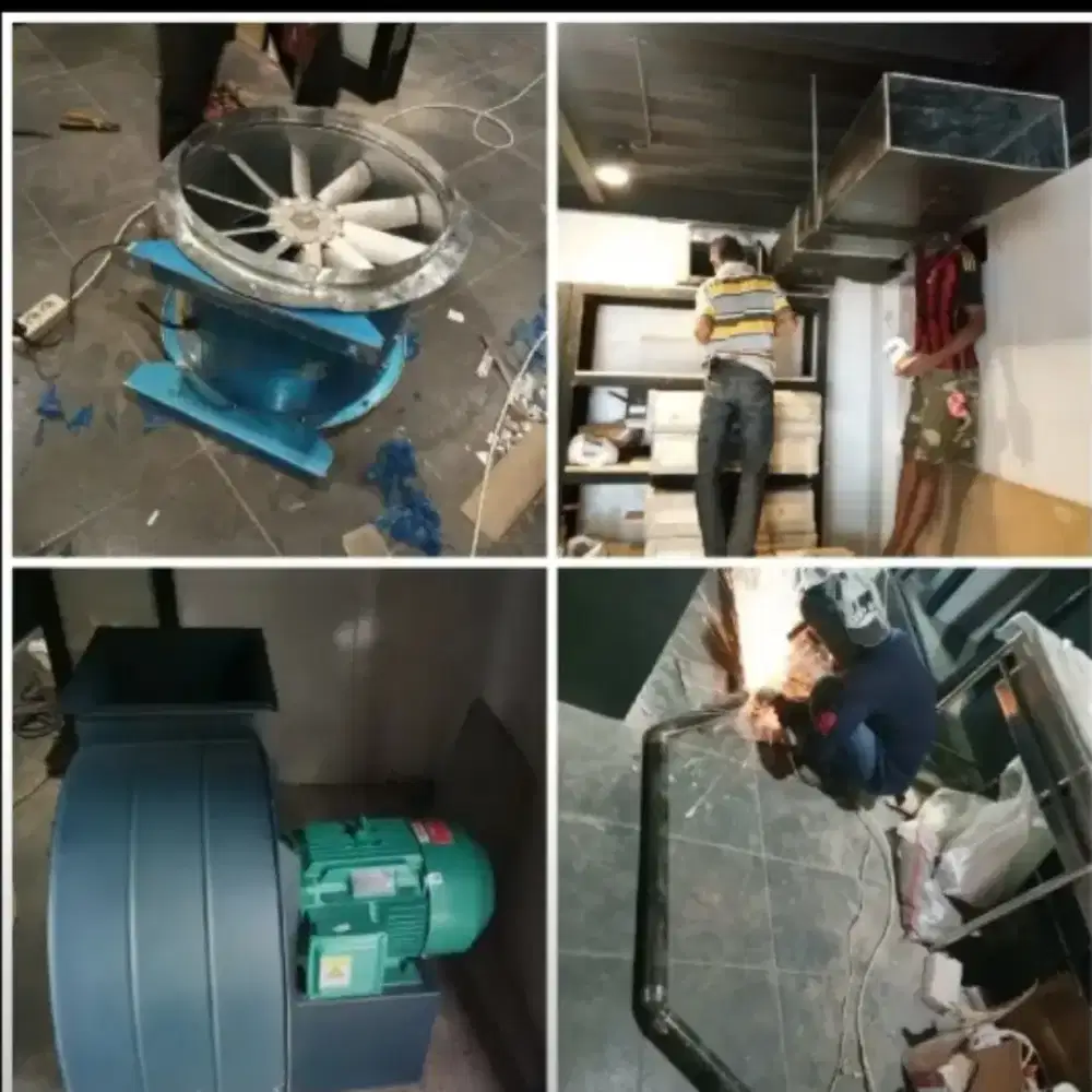 Paket MBG ducting hood dan pipa gas