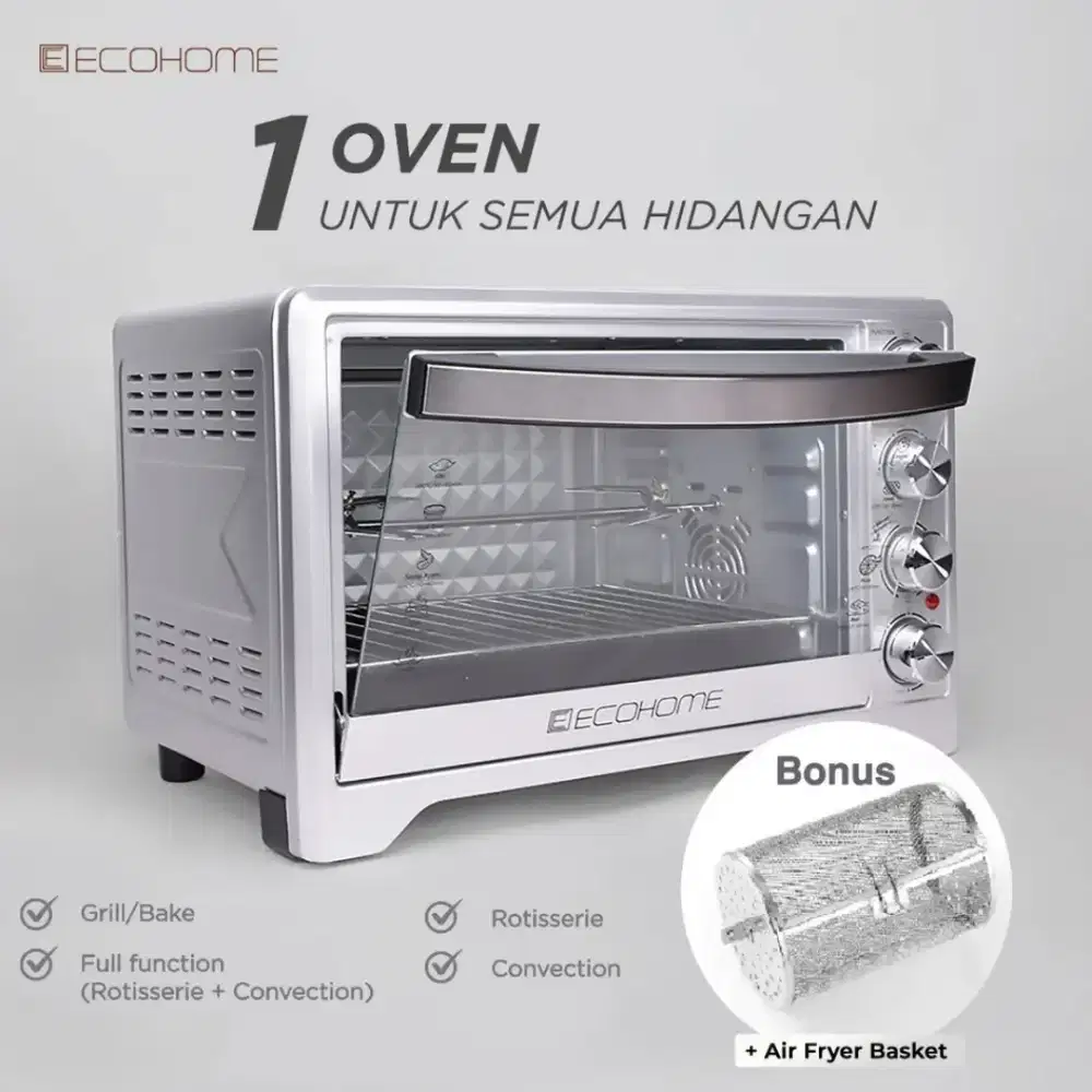 Oven Listrik Ecohome 38Liter