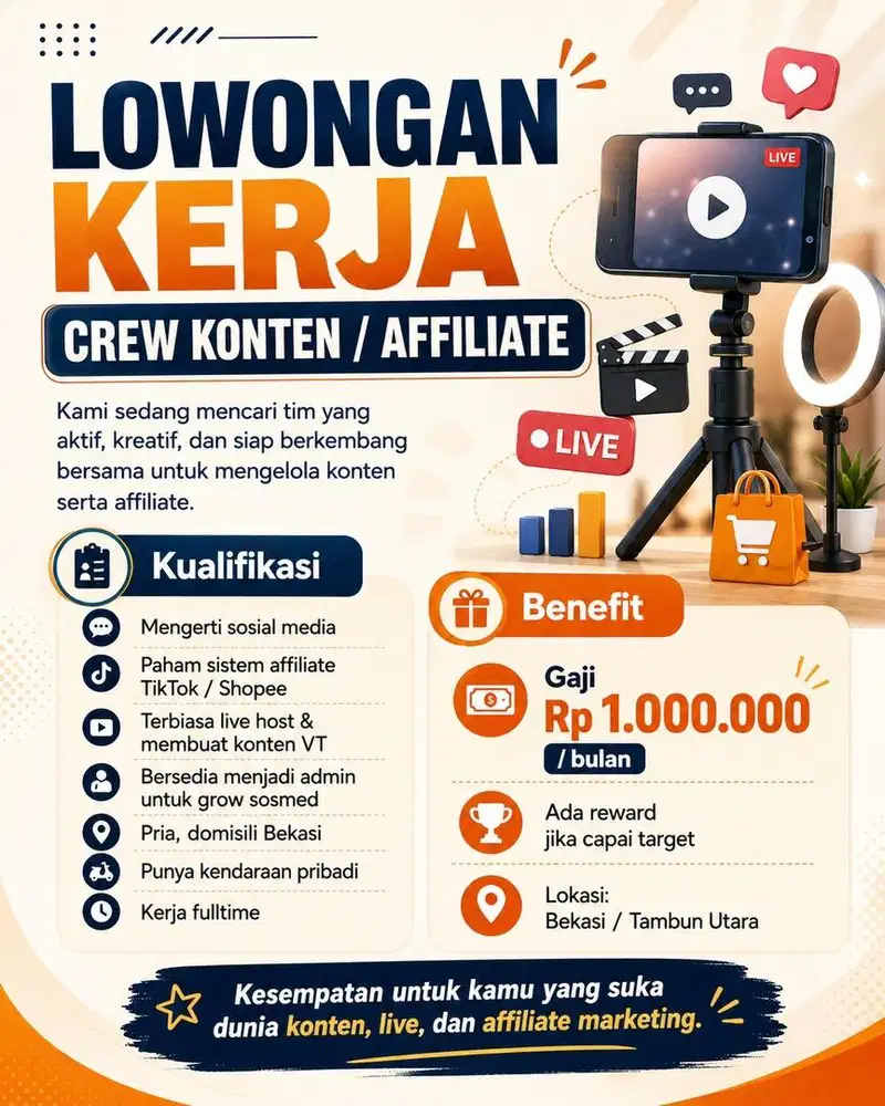 Crew Konten / adfiliate