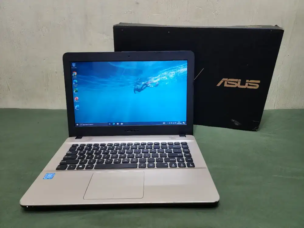 Laptop Asus X441M N4020 Fullset Tinggal Pakai