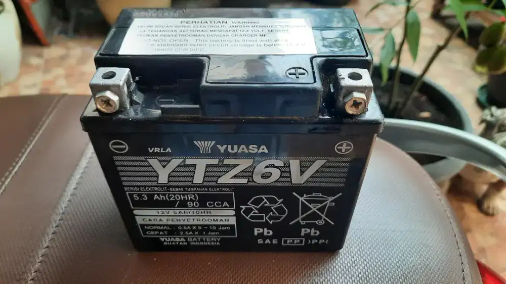 Aki Kering Motor Bekas YTZ6V Copotan